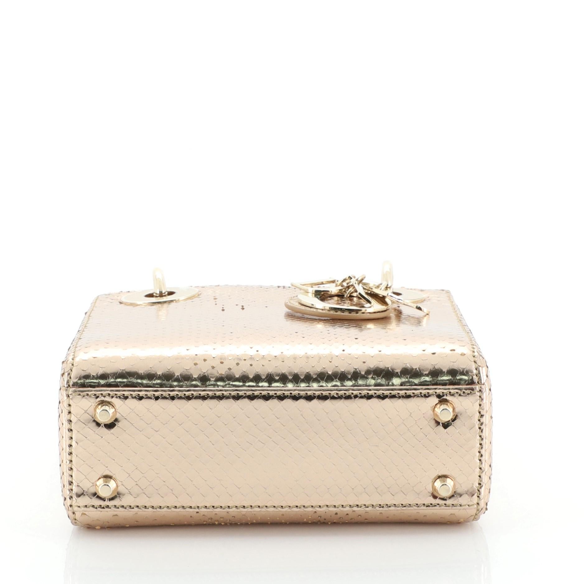 lady dior mini python bag price