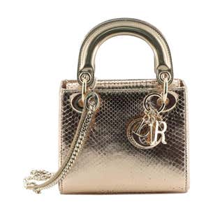 Christian Dior Lady Dior Bag Python Mini at 1stDibs