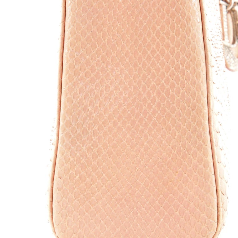 Christian Dior Lady Dior Bag Python with Crystals Mini at 1stDibs