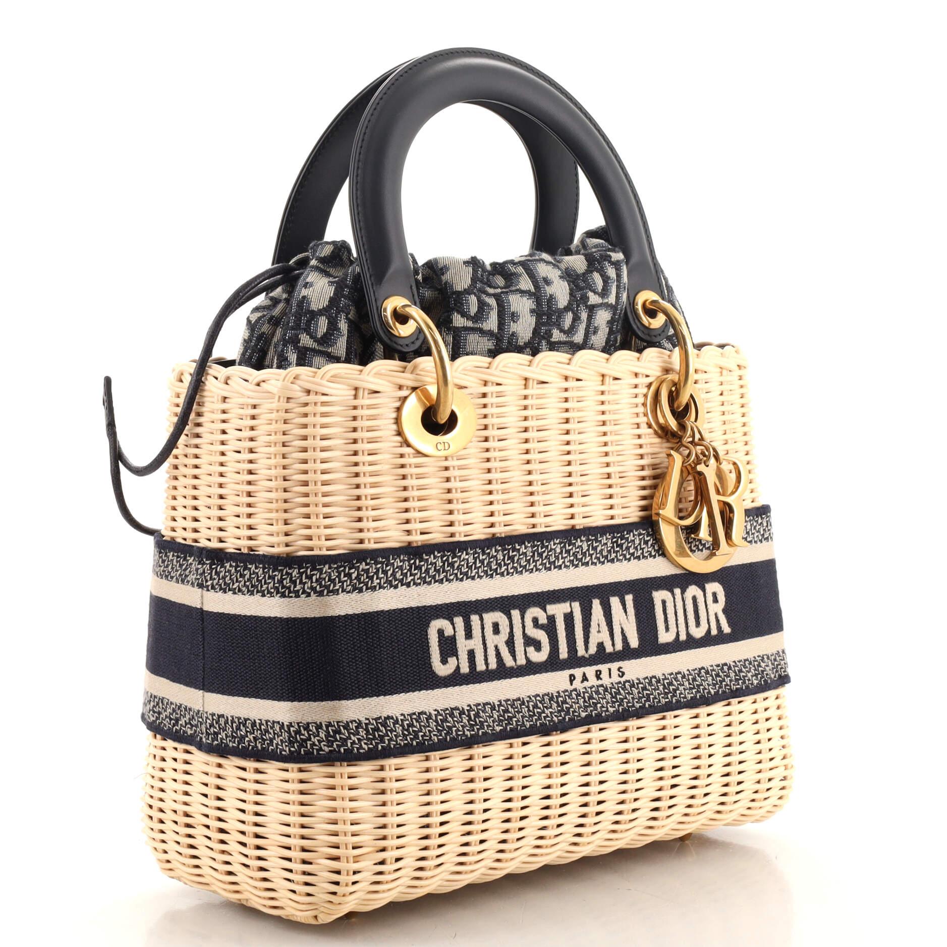 christian dior korbtasche