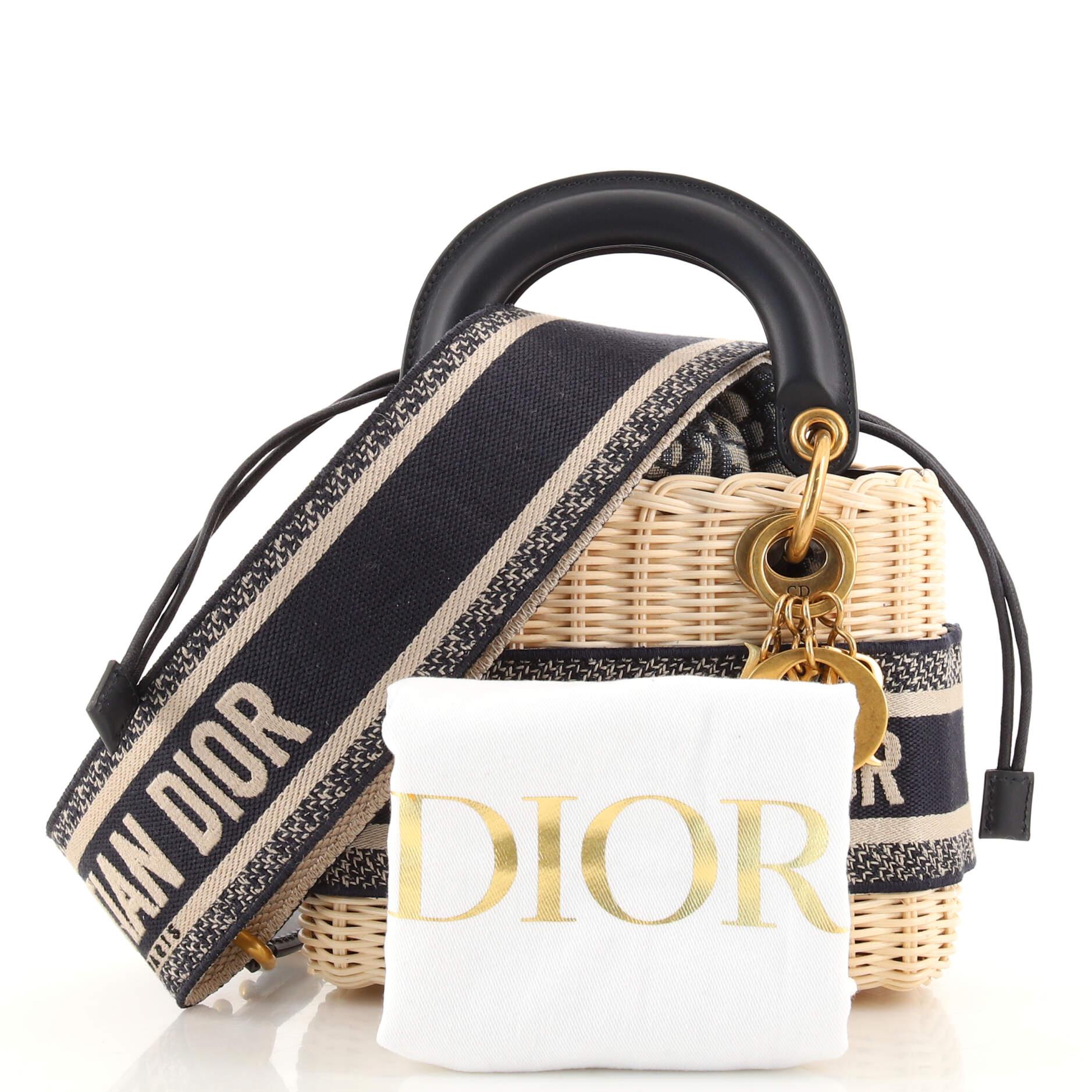 Dior rattan bag top
