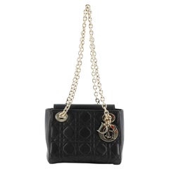 Christian Dior Lady Dior Bag with Double Chain Quilted Lambskin
