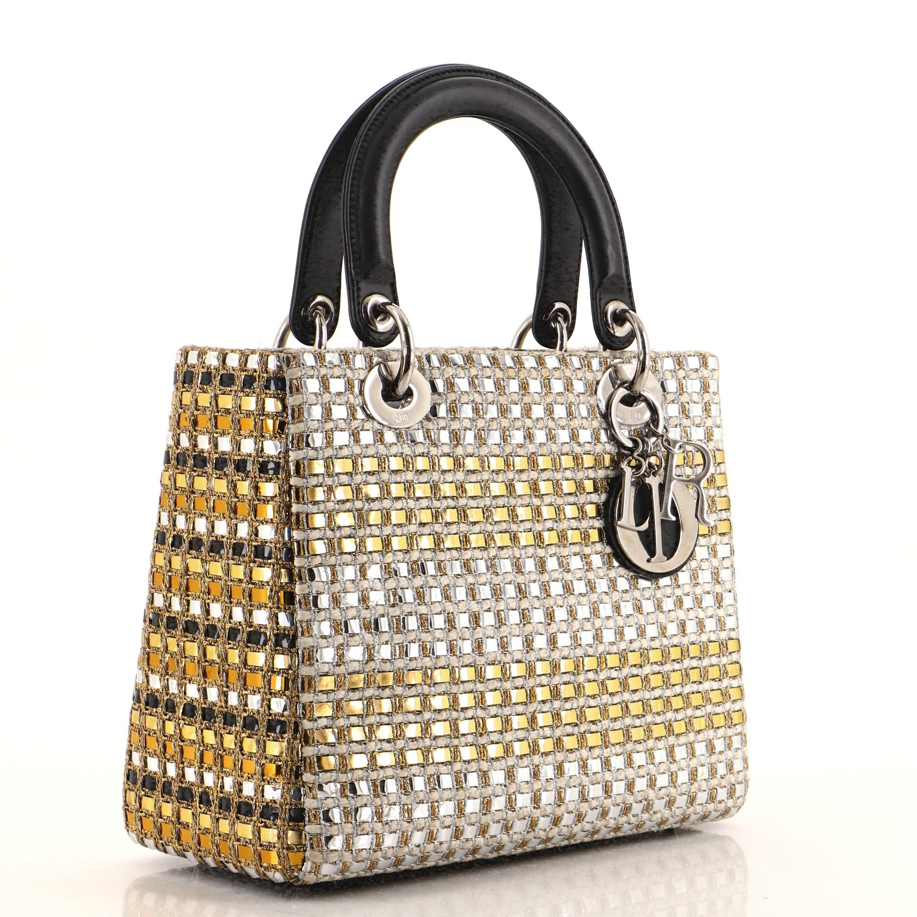 christian dior woven bag