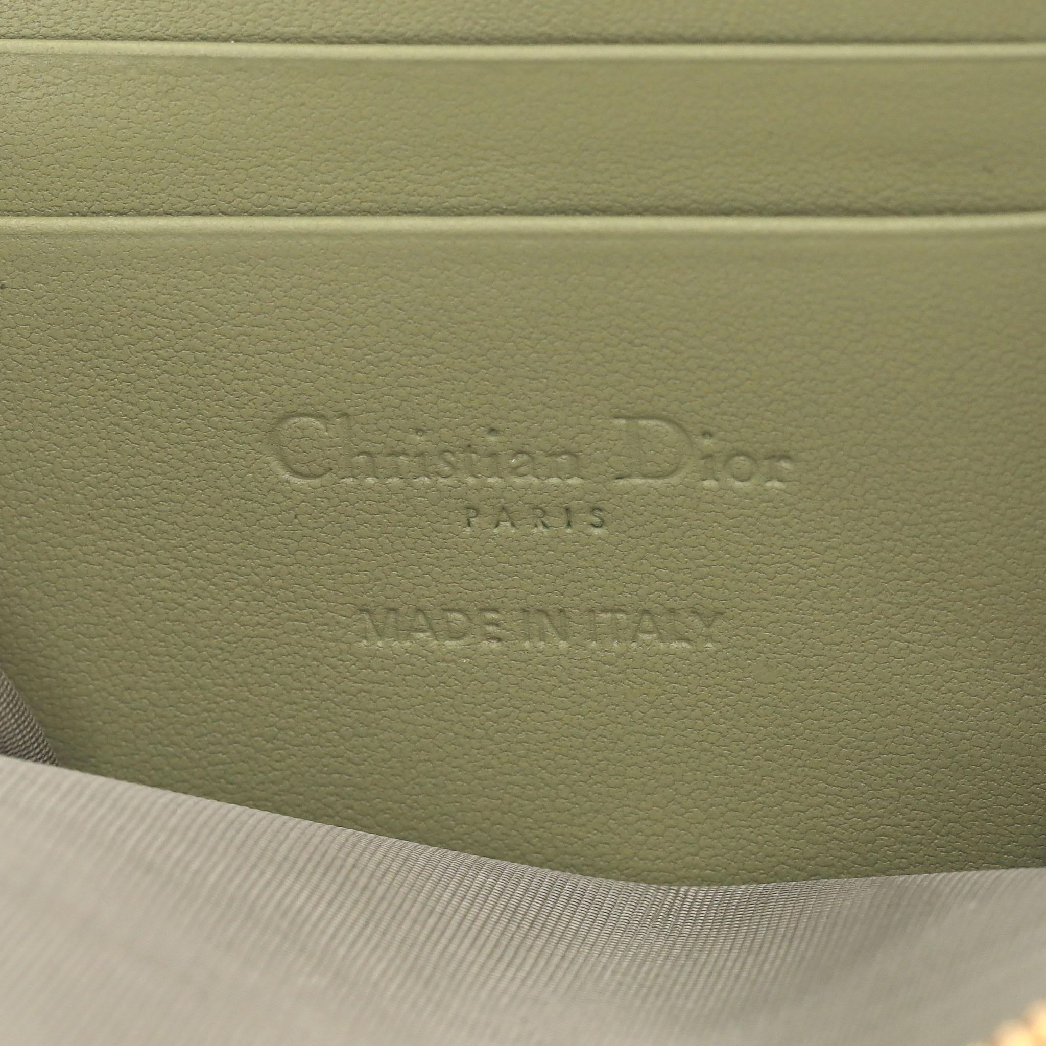 Christian Dior Lady Dior Call'in Dior Cannage Lambskin Phone Holder For Sale 5