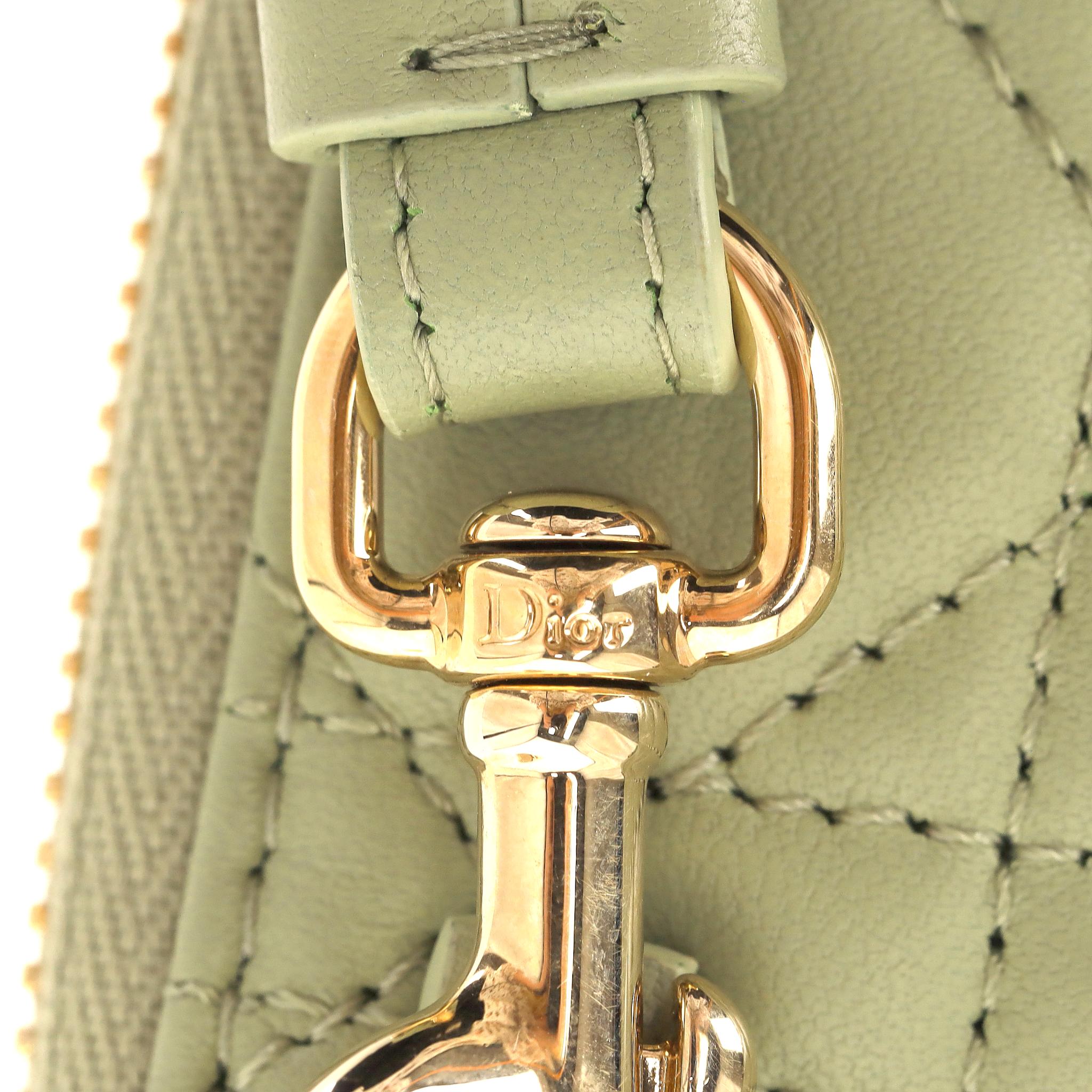Christian Dior Lady Dior Call'in Dior Cannage Lambskin Phone Holder For Sale 4