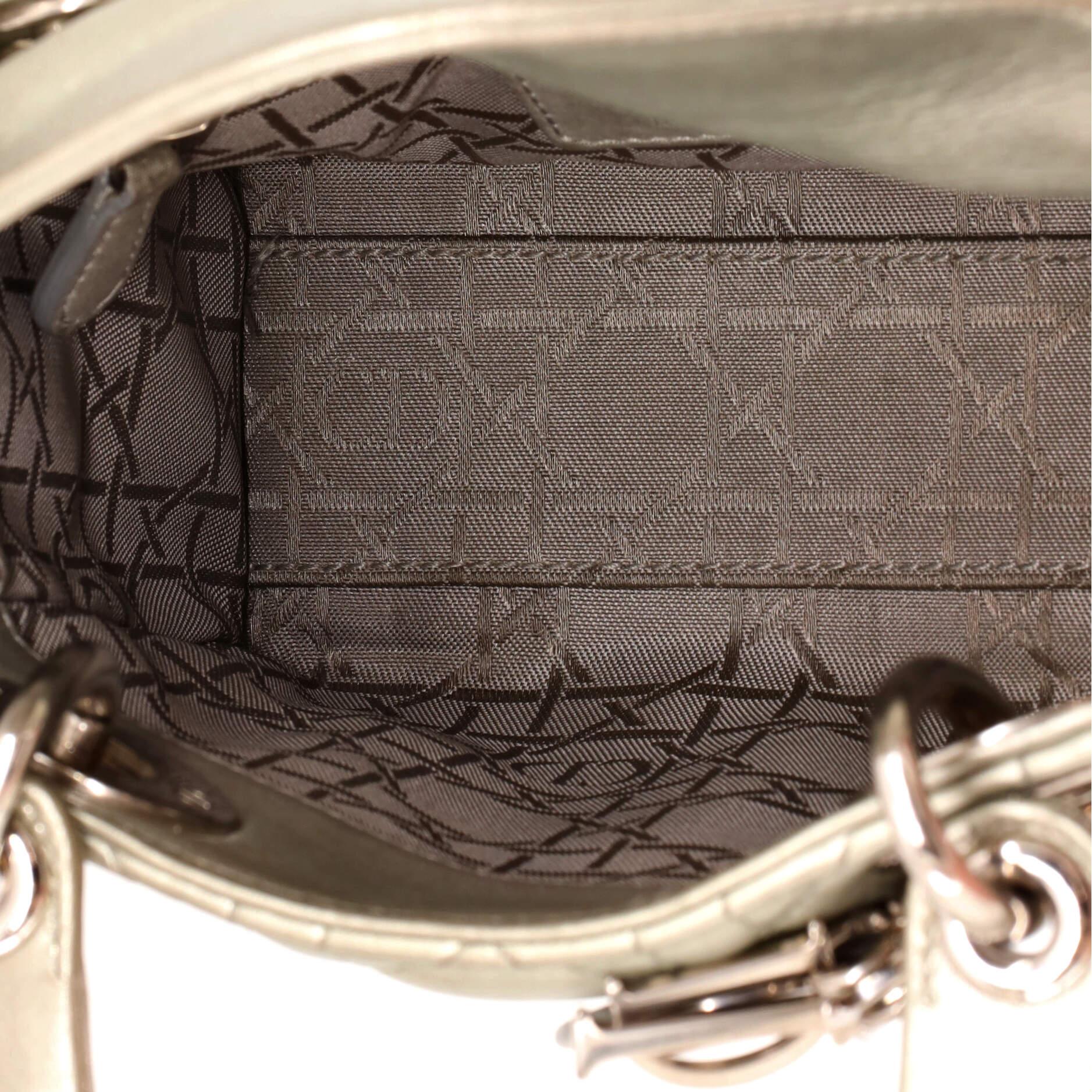 Christian Dior Lady Dior Chain Bag Cannage Quilt Lambskin Mini 1