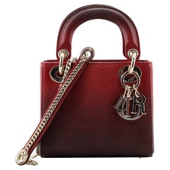 Christian Dior Lady Dior Chain Bag Ombre Lizard Mini