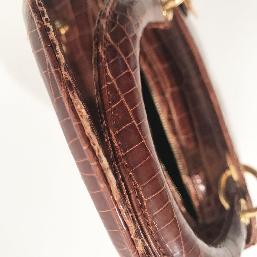 Christian Dior “Lady Dior” Chestnut Crocodile bag C. 2014 2