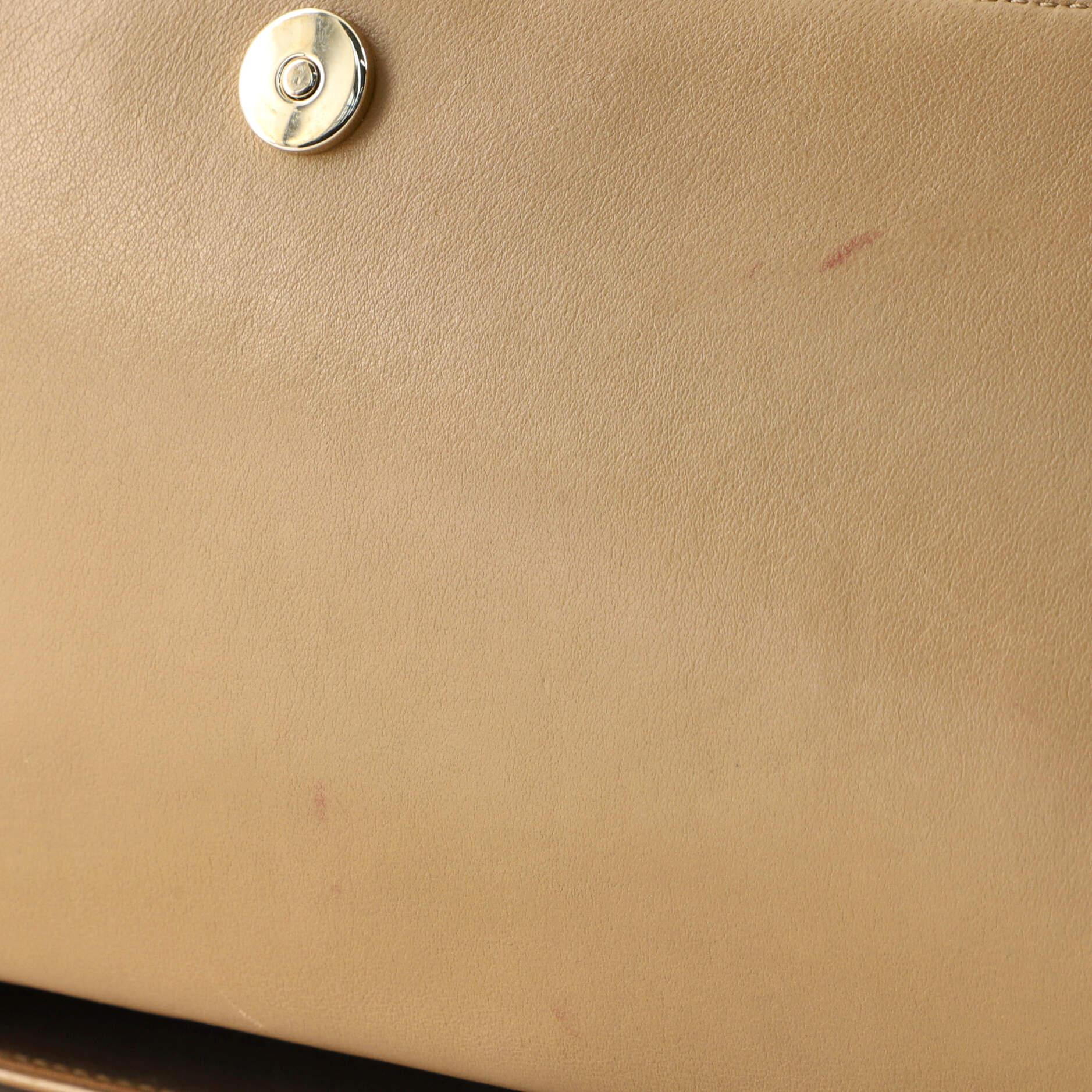 Christian Dior Lady Dior Convertible Chain Clutch Cannage Quilt Patent Lo 4