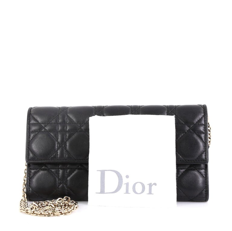 dior wallet lady dior