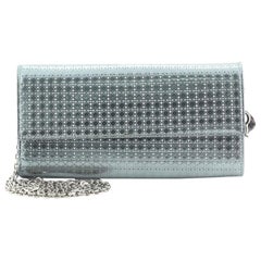 Christian Dior Lady Dior Croisiere Chain Wallet Micro Cannage Perforated Calfski