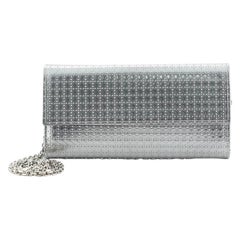 Christian Dior Lady Dior Croisiere Kette Brieftasche Micro Cannage Perforiert