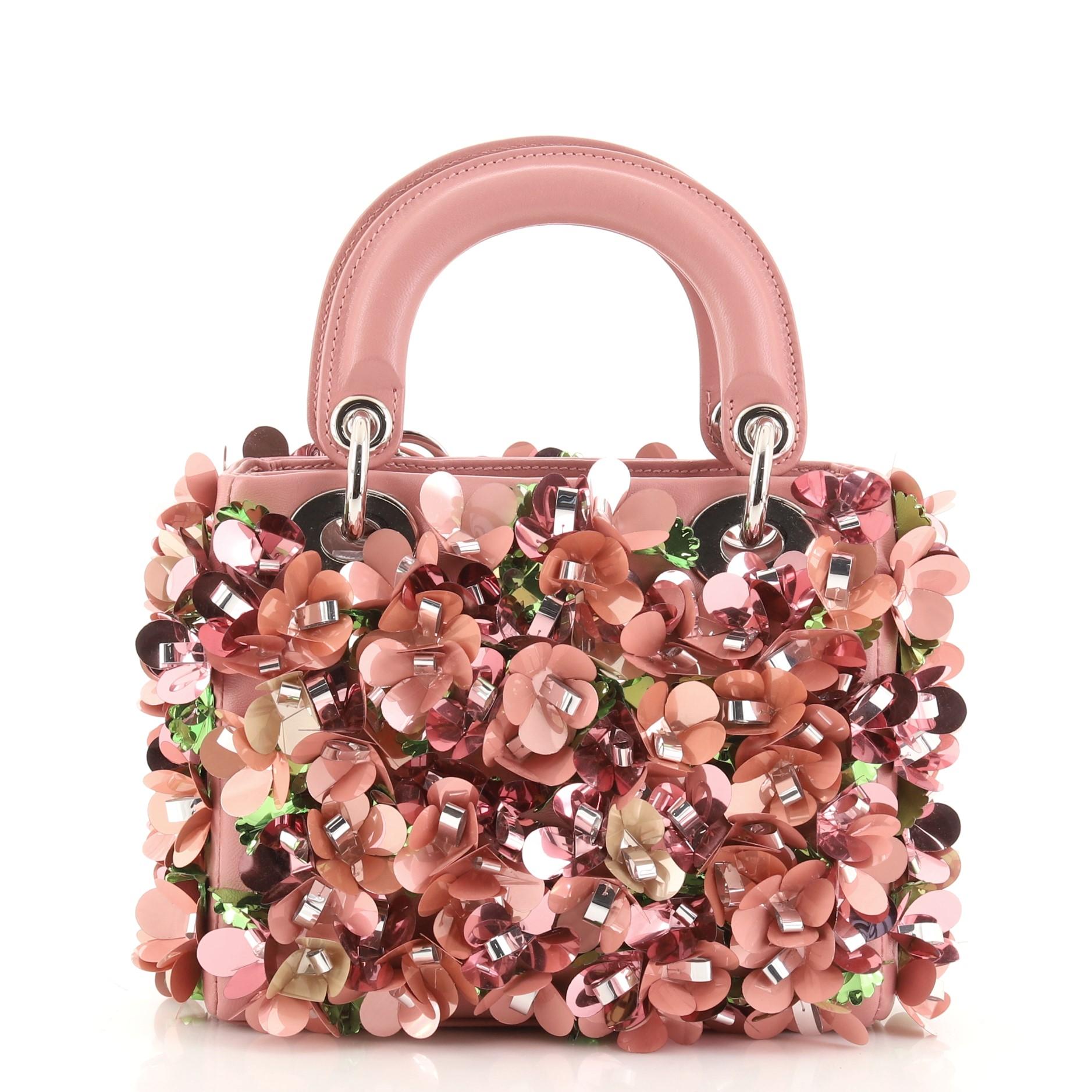 lady dior flower bag