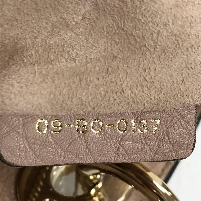 Women's Christian Dior Lady Dior Handbag Cannage Quilt Grained Calfskin Large