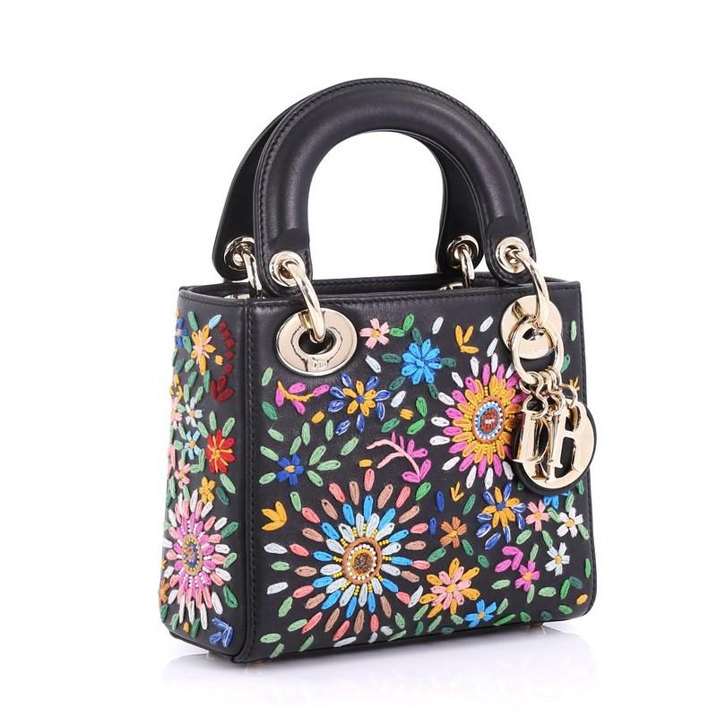 lady dior embroidered bag