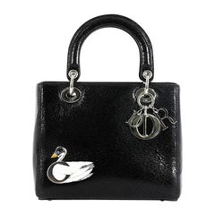 Christian Dior Lady Dior Handtasche Limited Edition verschönert gekräuselt Hirschleder