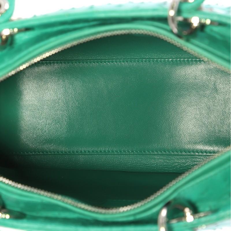 Christian Dior Lady Dior Sac à main en autruche grand modèle 2