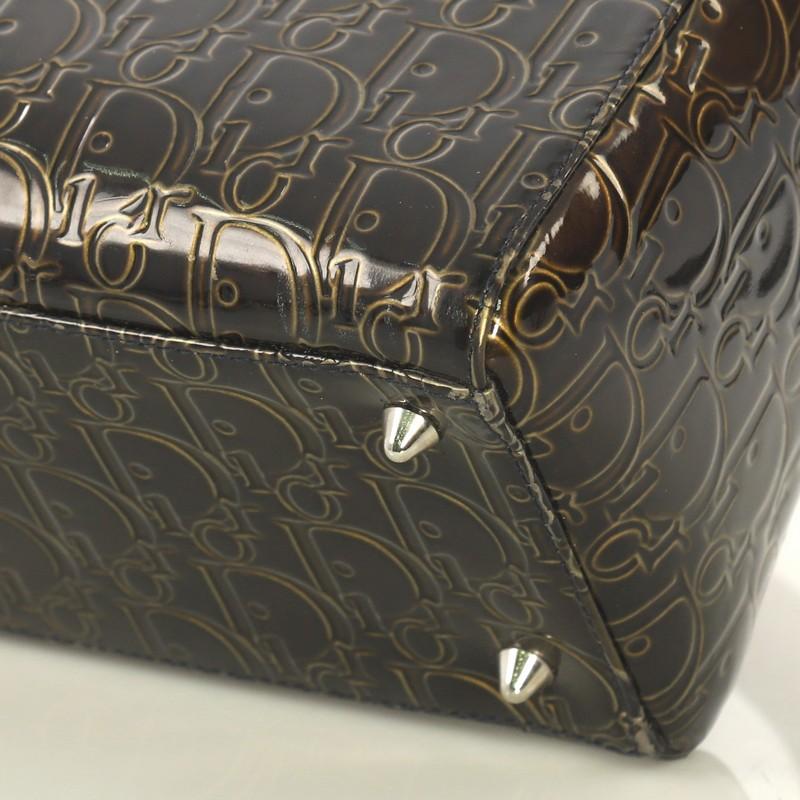 Women's or Men's Christian Dior Lady Dior Handbag Ultimate Embossed Patent Medium 