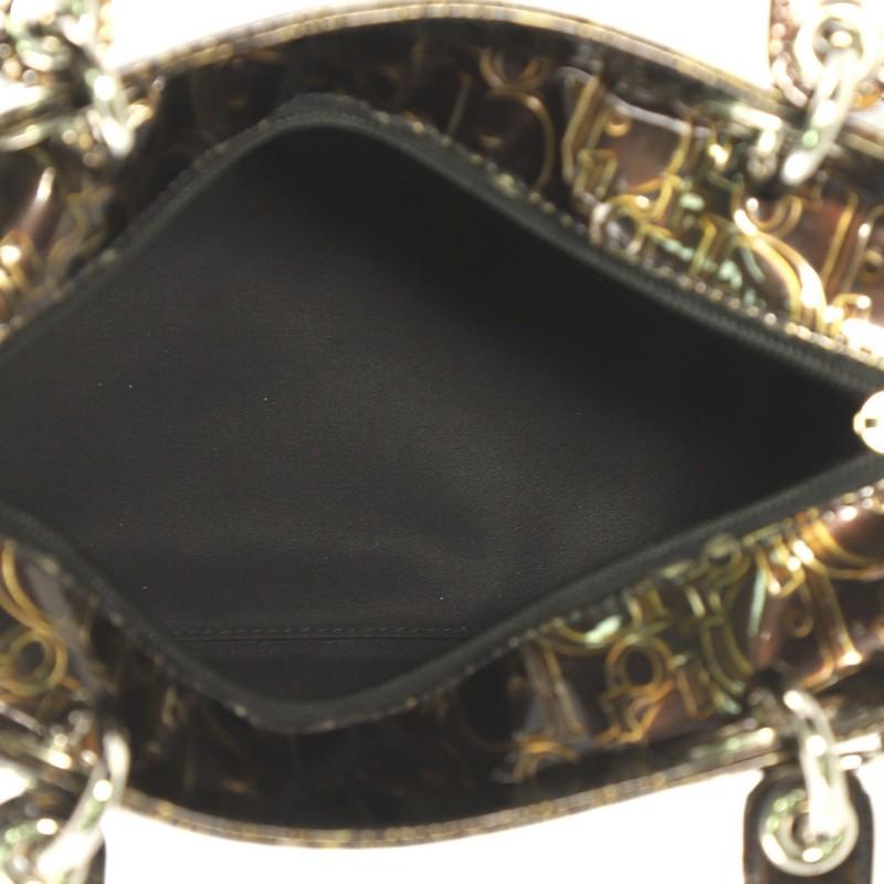Christian Dior Lady Dior Handbag Ultimate Embossed Patent Medium  2