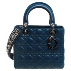 Christian Dior Lady Dior Handbag with removable strap