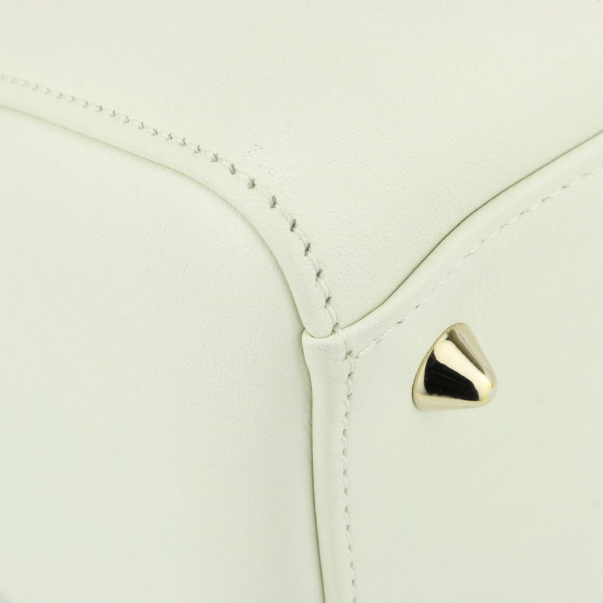 Christian Dior Lady Dior Medium Tasche in Amour Druck aus cremefarbenem weißem Kalbsleder GHW 2018 6