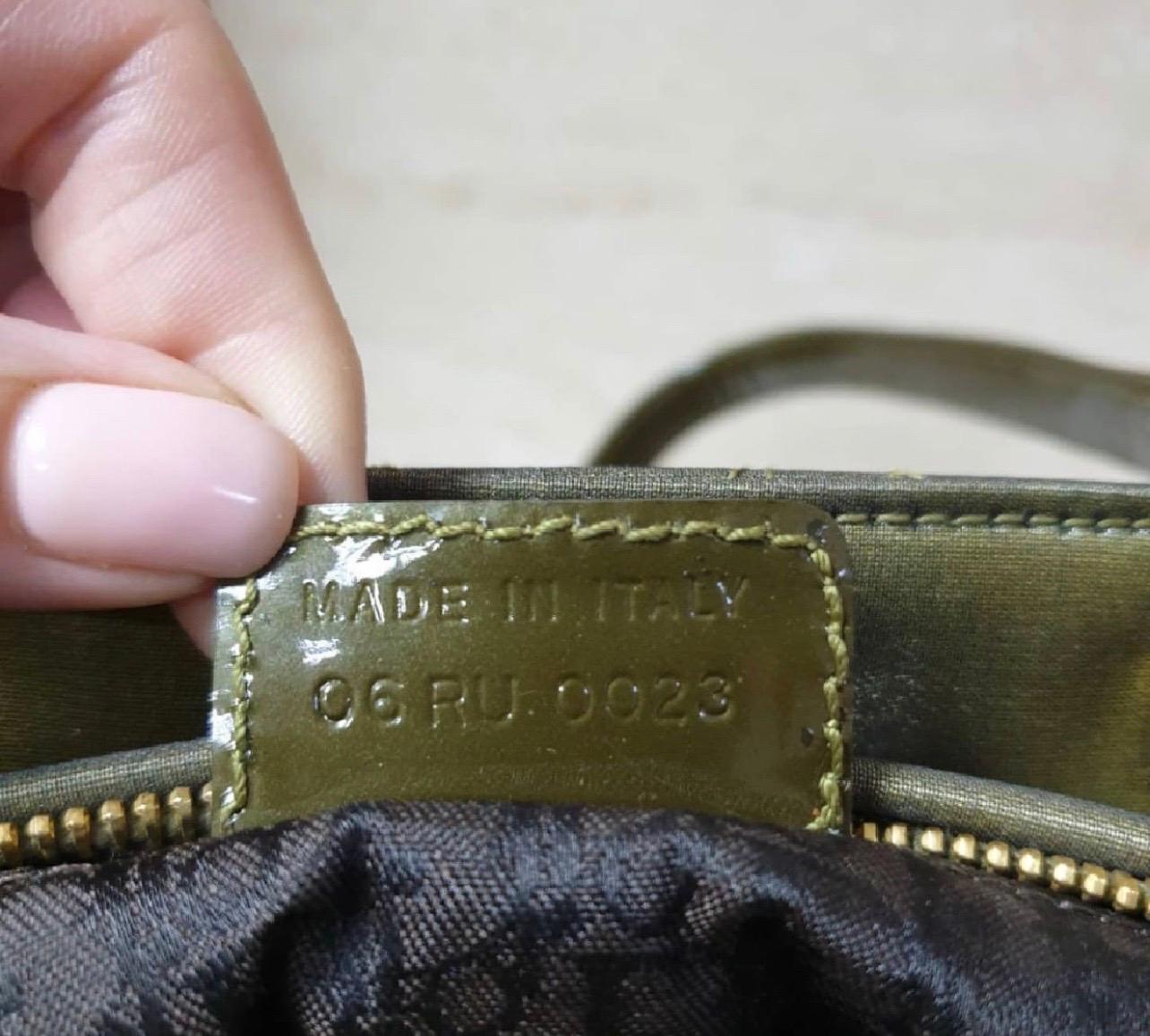 dior khaki bag