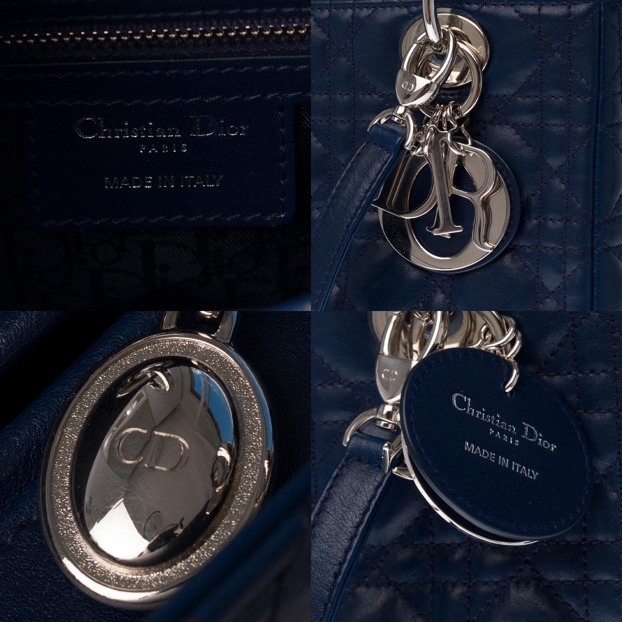 christian dior blue handbolsa
