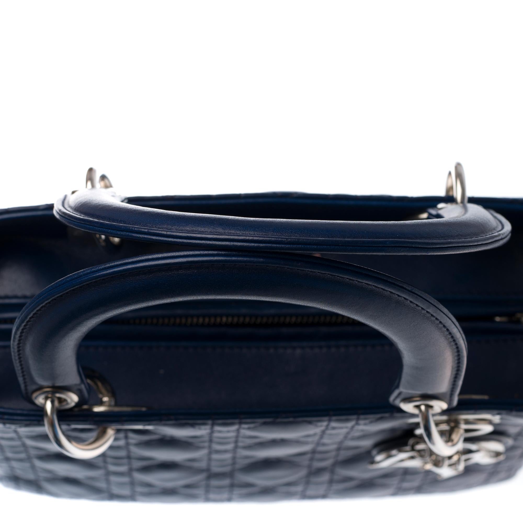 christian dior blue handbolsa