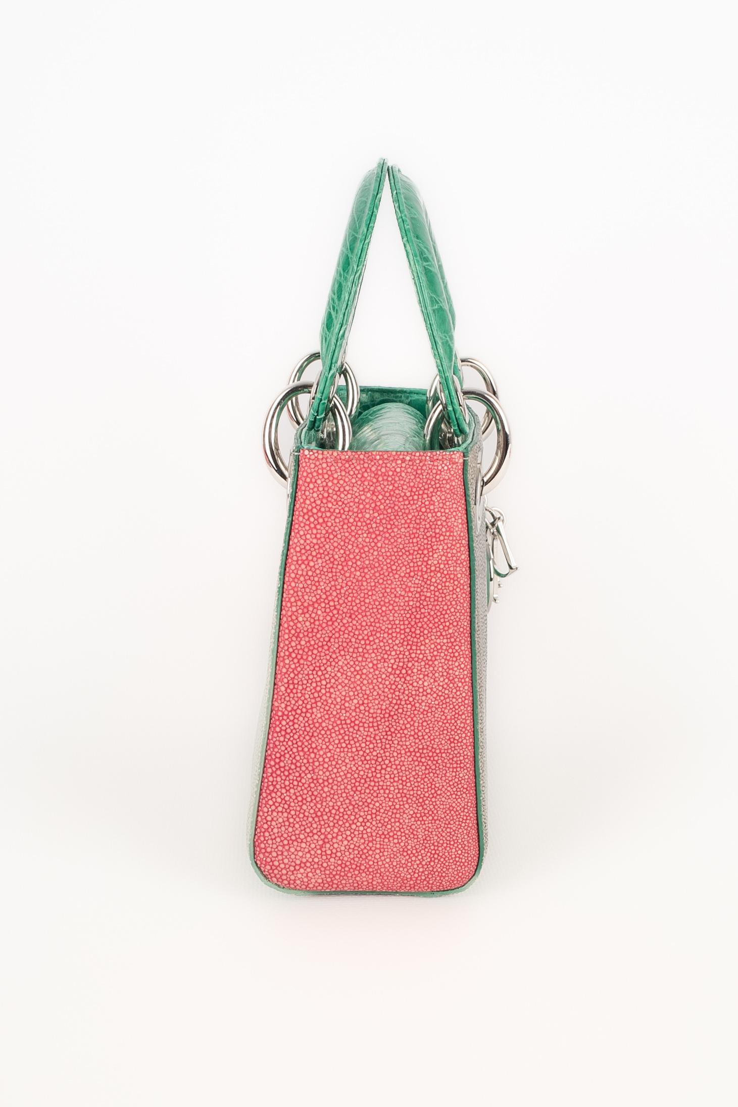 Christian Dior 'Lady Dior mini' bag 2013 In Excellent Condition For Sale In SAINT-OUEN-SUR-SEINE, FR