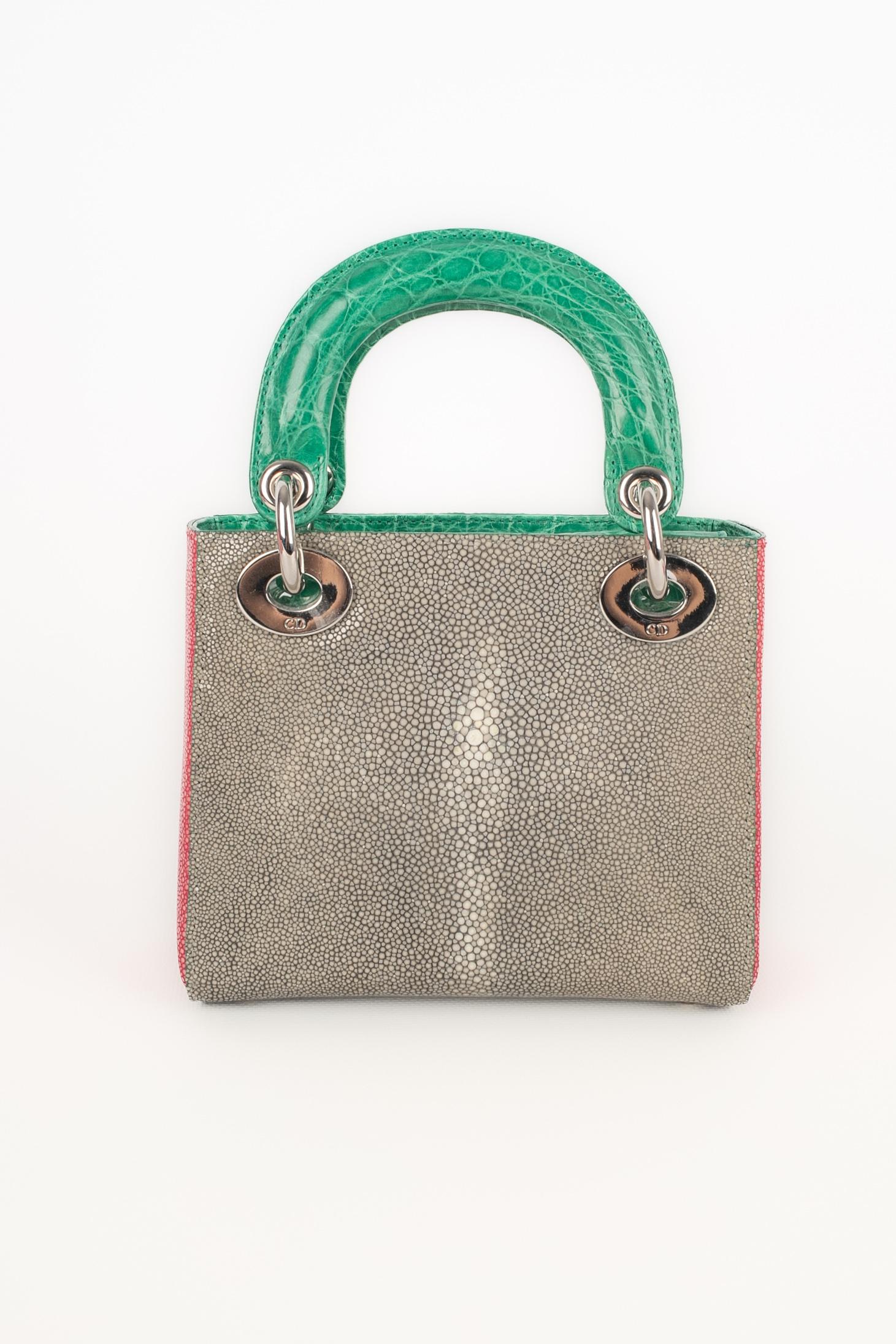 Women's Christian Dior 'Lady Dior mini' bag 2013 For Sale