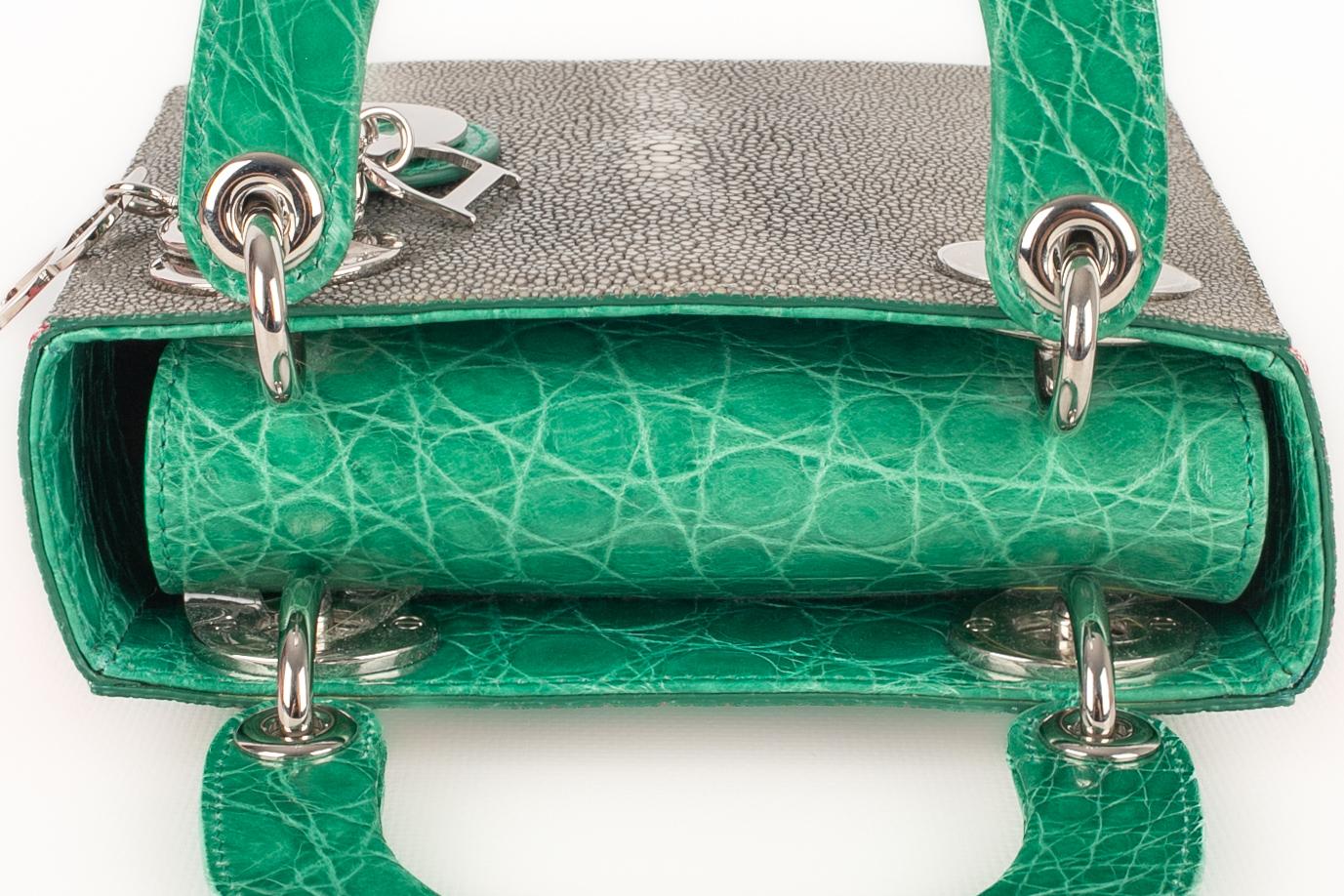 Christian Dior 'Lady Dior mini' bag 2013 For Sale 4