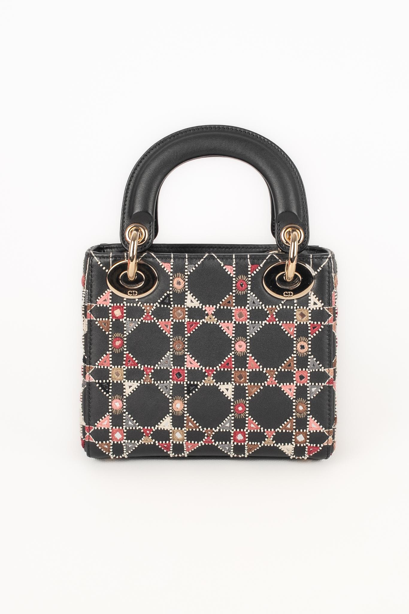 Christian Dior 'Lady Dior mini' bag' 2019 In Excellent Condition For Sale In SAINT-OUEN-SUR-SEINE, FR