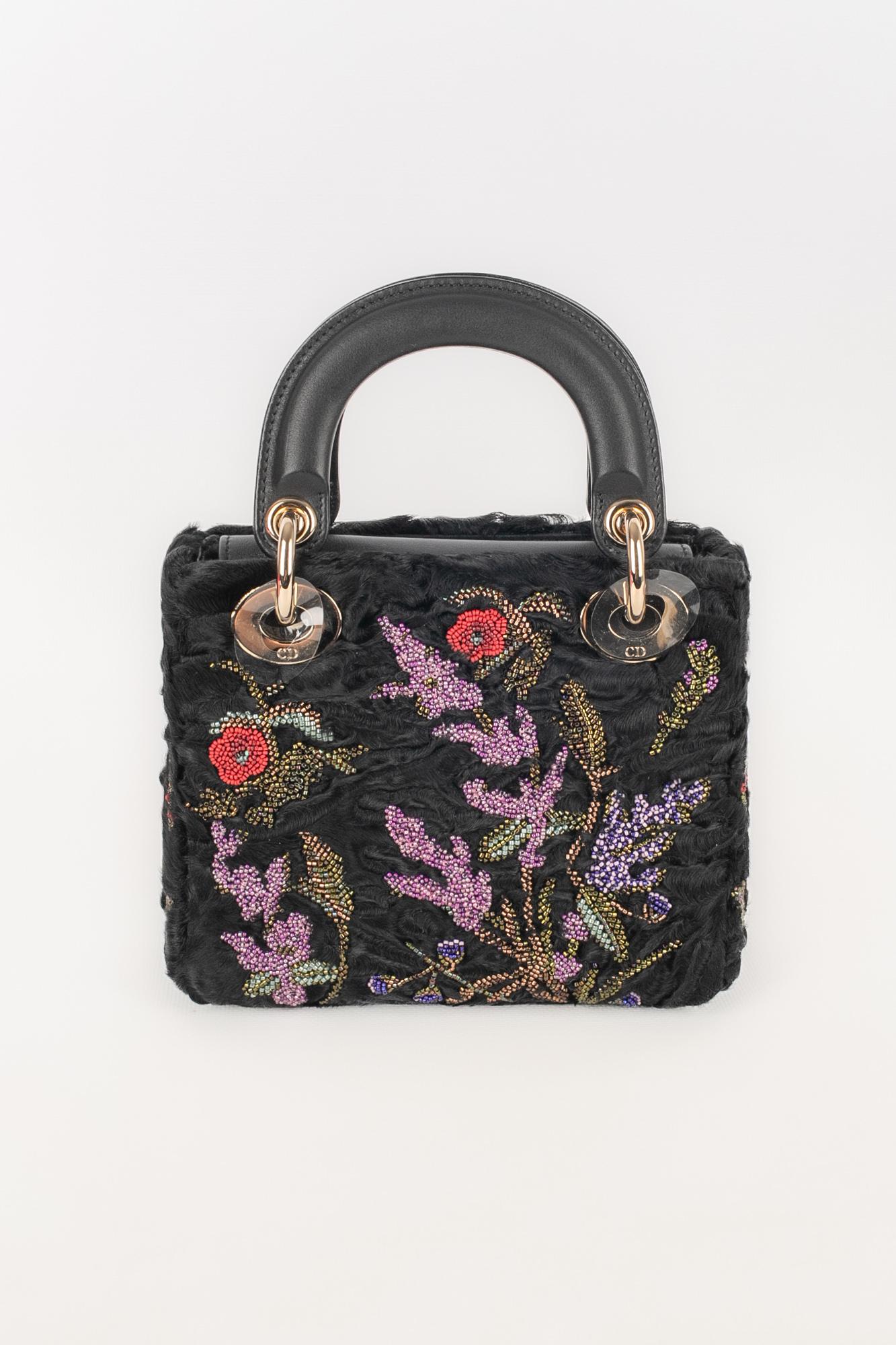 Christian Dior 'Lady Dior mini' bag Limited Edition 2019 In Excellent Condition For Sale In SAINT-OUEN-SUR-SEINE, FR