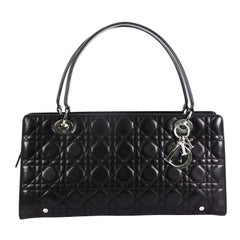 Christian Dior Lady Dior Soft Zip Tote Cannage Quilt Leather Large
