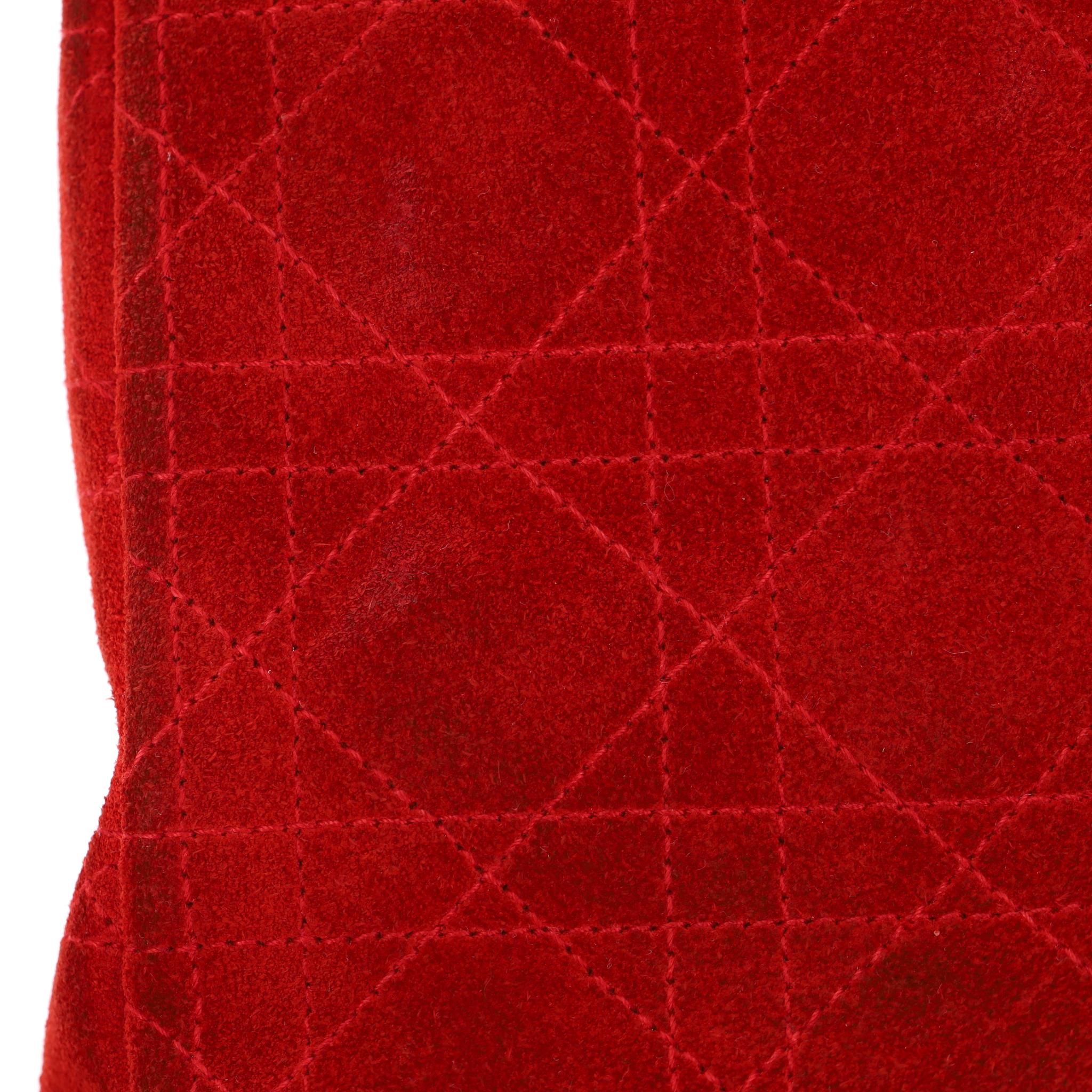 Christian Dior Stitch by Stitch by Stitch, sac moyen en daim en vente 13