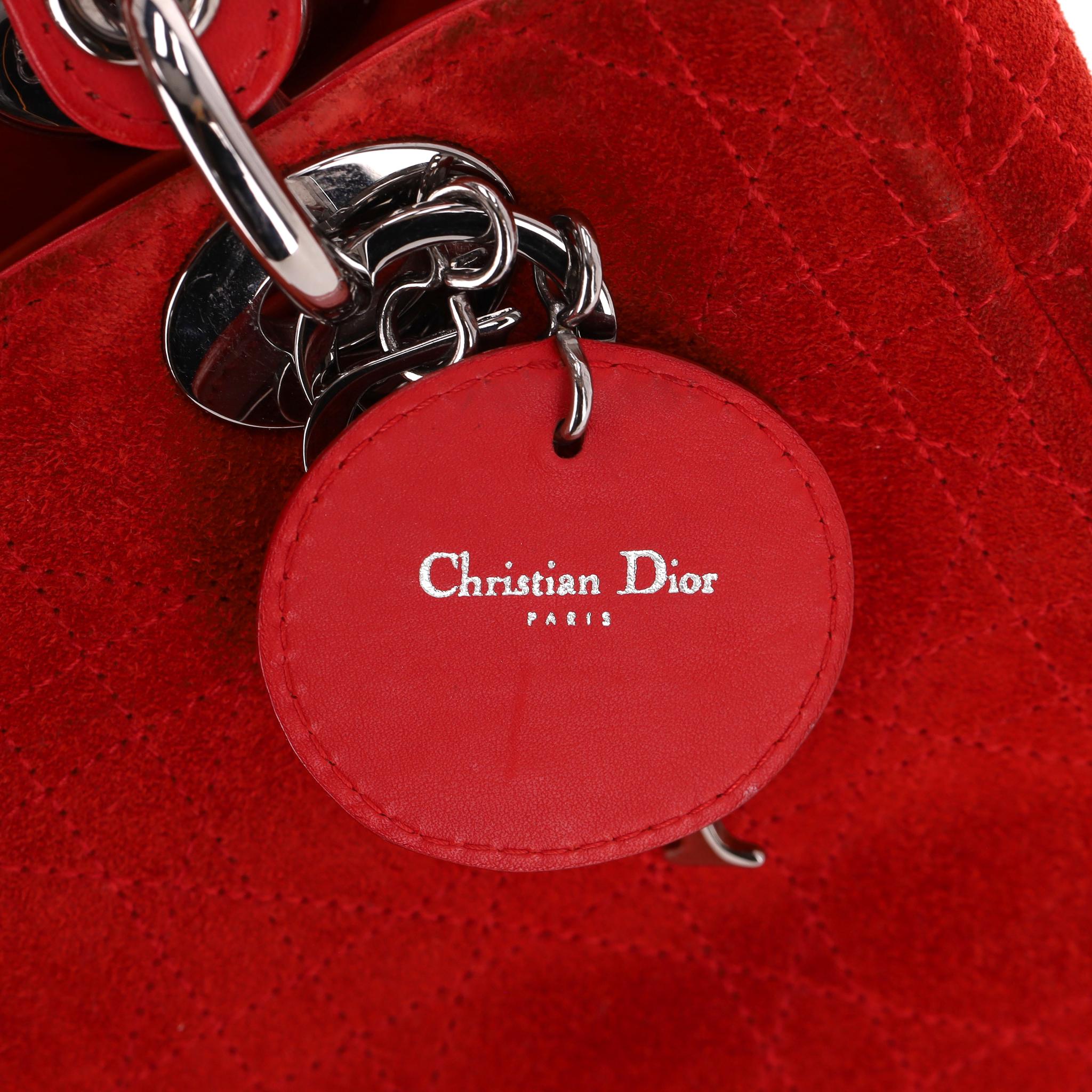 Christian Dior Stitch by Stitch by Stitch, sac moyen en daim en vente 4