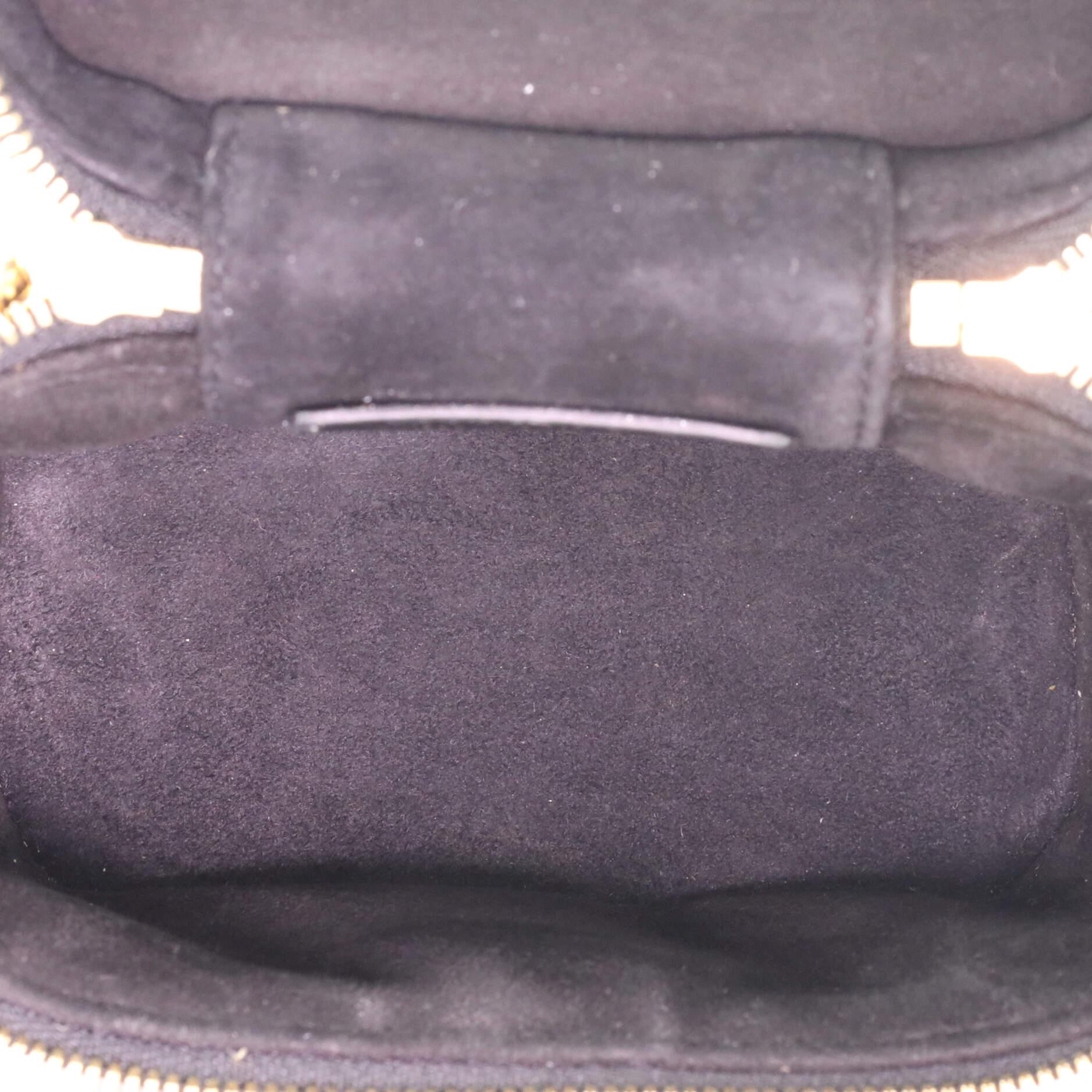 Christian Dior Lady Dior Vanity Case Cannage Quilt Lambskin Micro In Good Condition In NY, NY