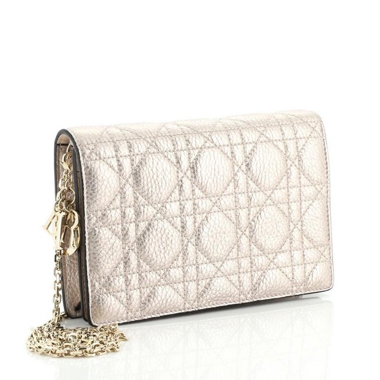 dior long wallet on chain