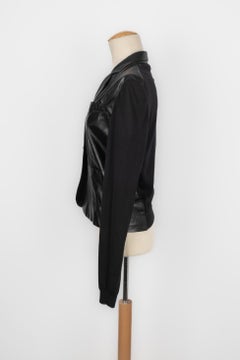 Christian Dior Lamb Leather and Cashmere Shirt