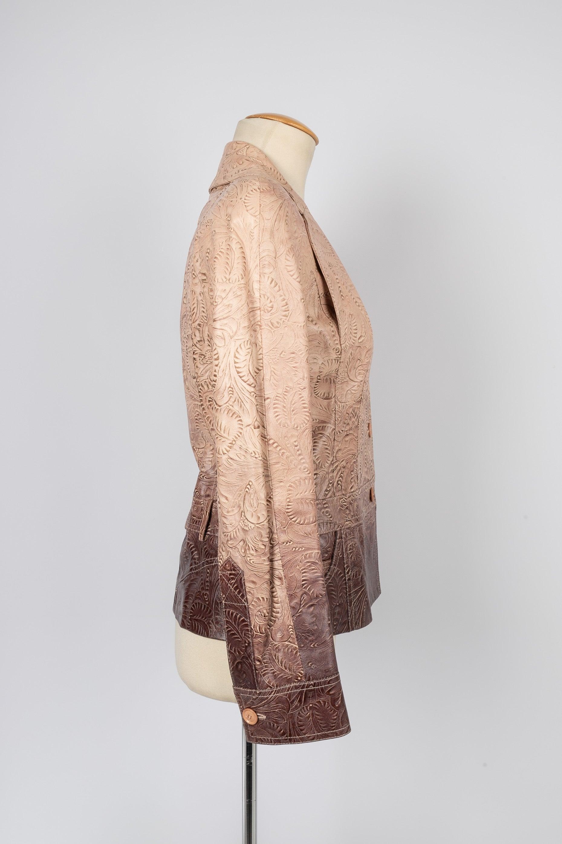 Christian Dior Lamb Leather Jacket, 2006 In Excellent Condition In SAINT-OUEN-SUR-SEINE, FR