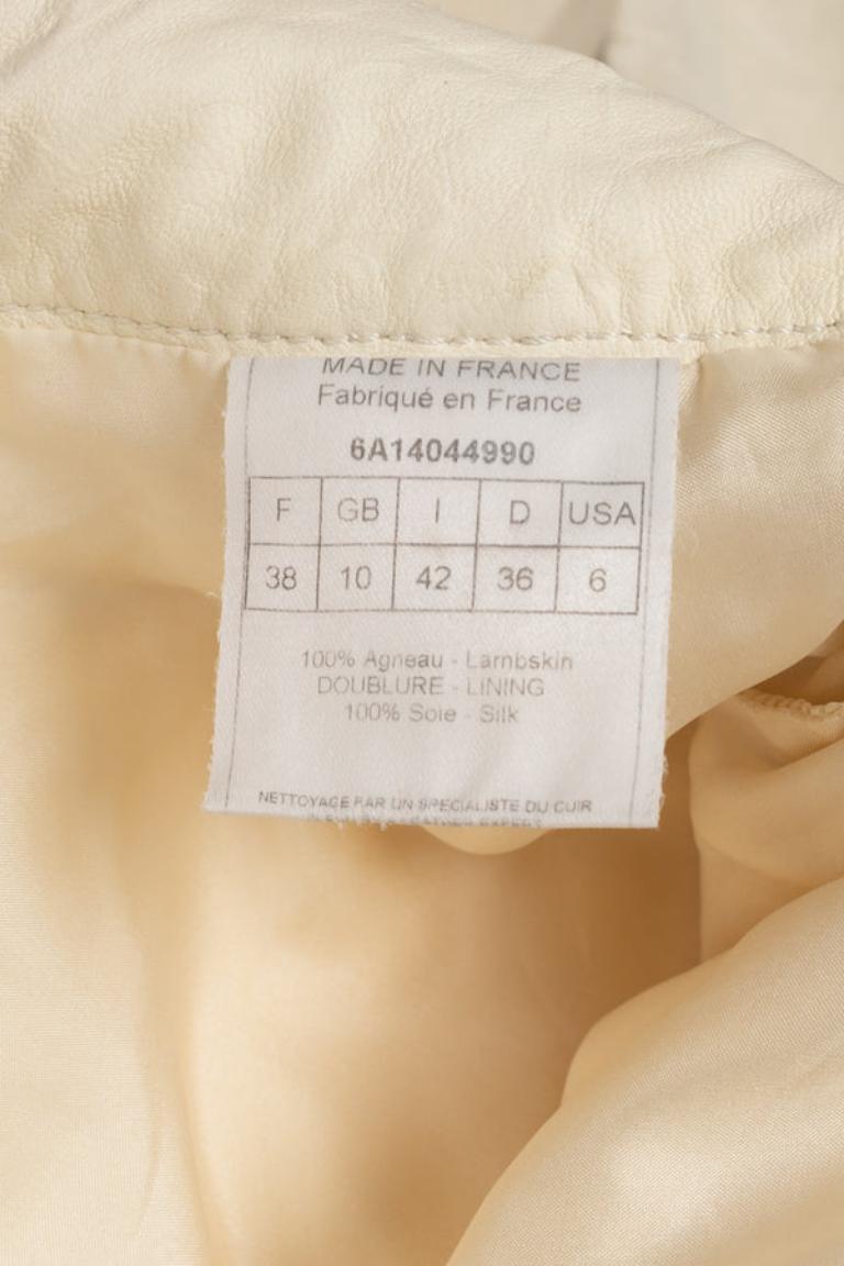 Christian Dior Lamb Leather Pants For Sale 5