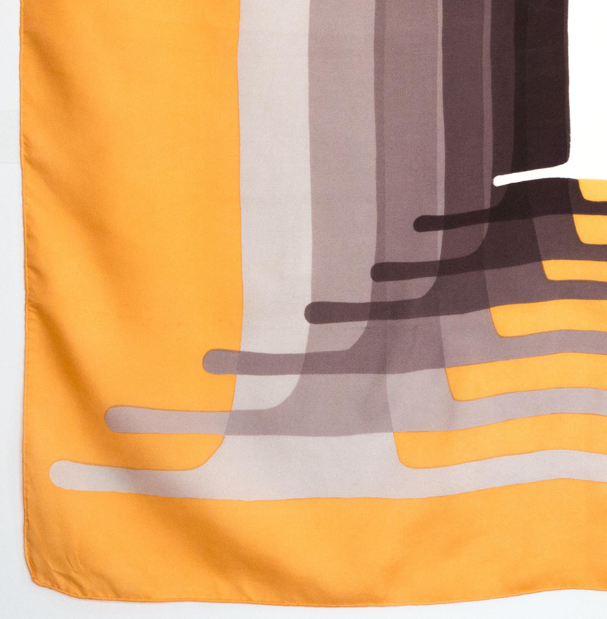 Women's or Men's Christian Dior Large D Silk Scarf For Sale