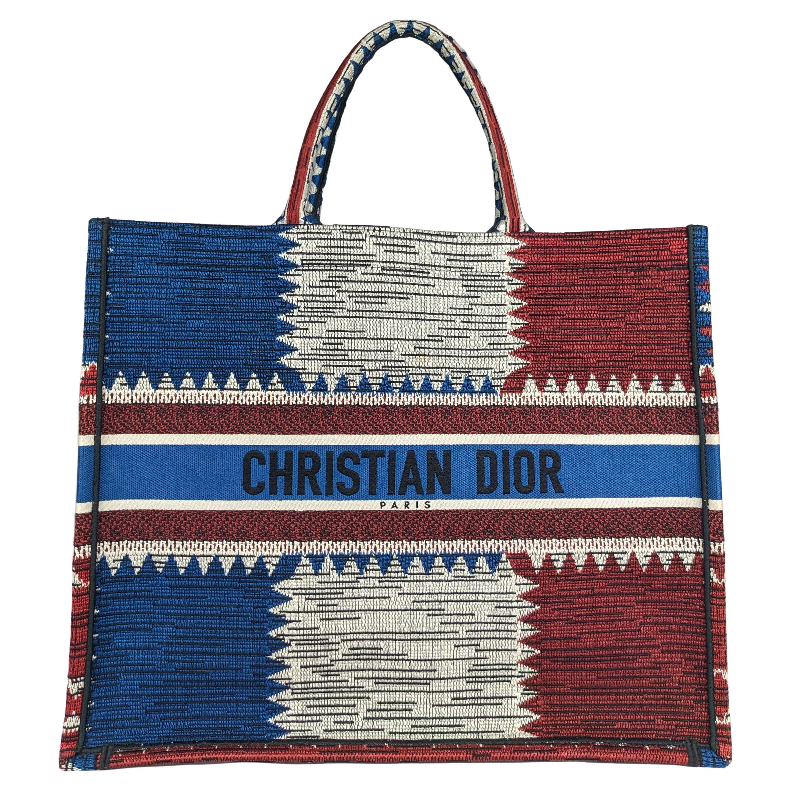 Christian Dior Large Union Jack Book Tote For Sale at 1stDibs