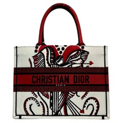 Christian Dior Latte Cupidon Bestickte Medium Buchtasche Medium