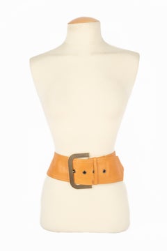 Christian Dior leather belt