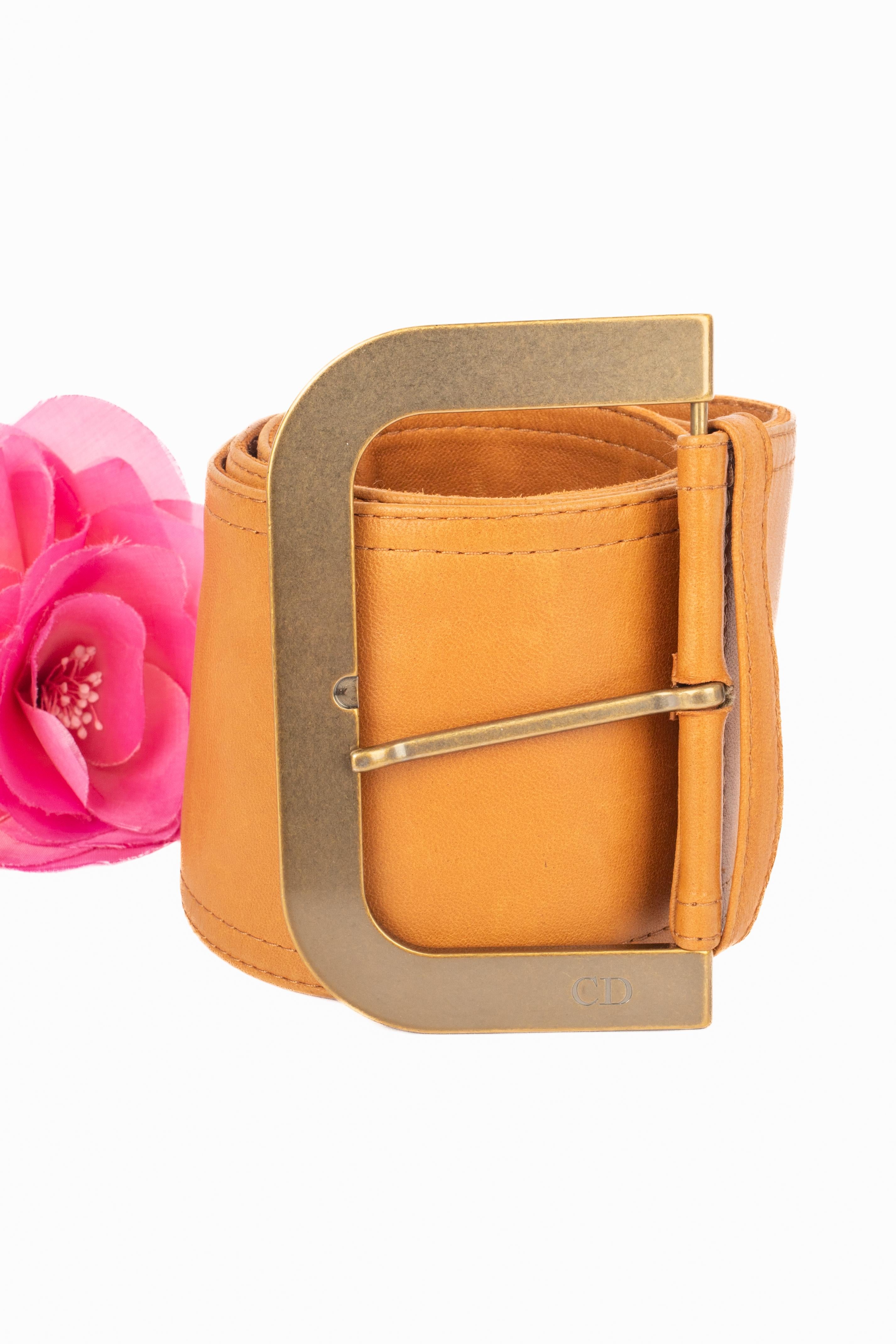 Cintura in pelle Christian Dior In condizioni buone in vendita a SAINT-OUEN-SUR-SEINE, FR