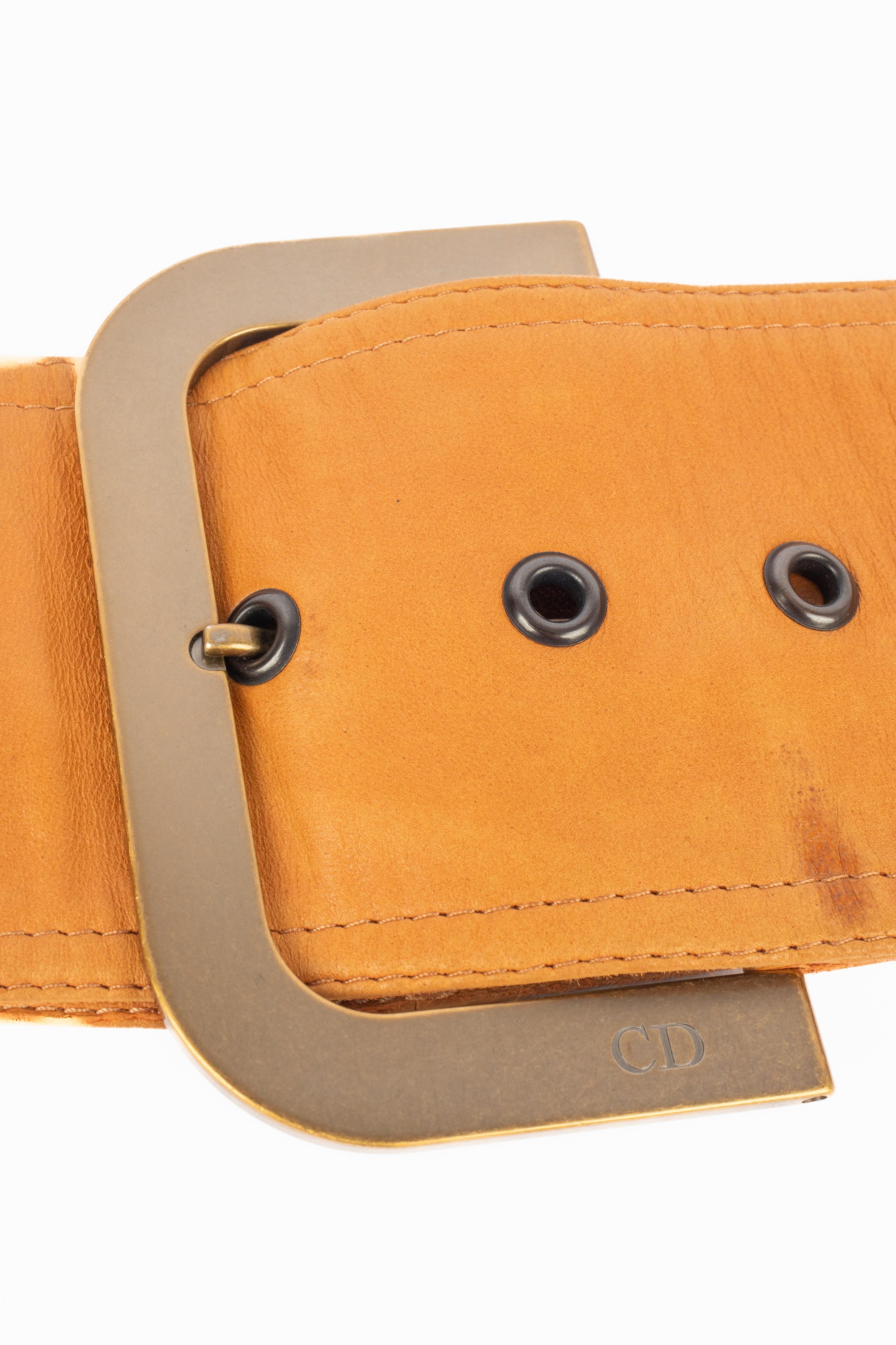 Cintura in pelle Christian Dior in vendita 2