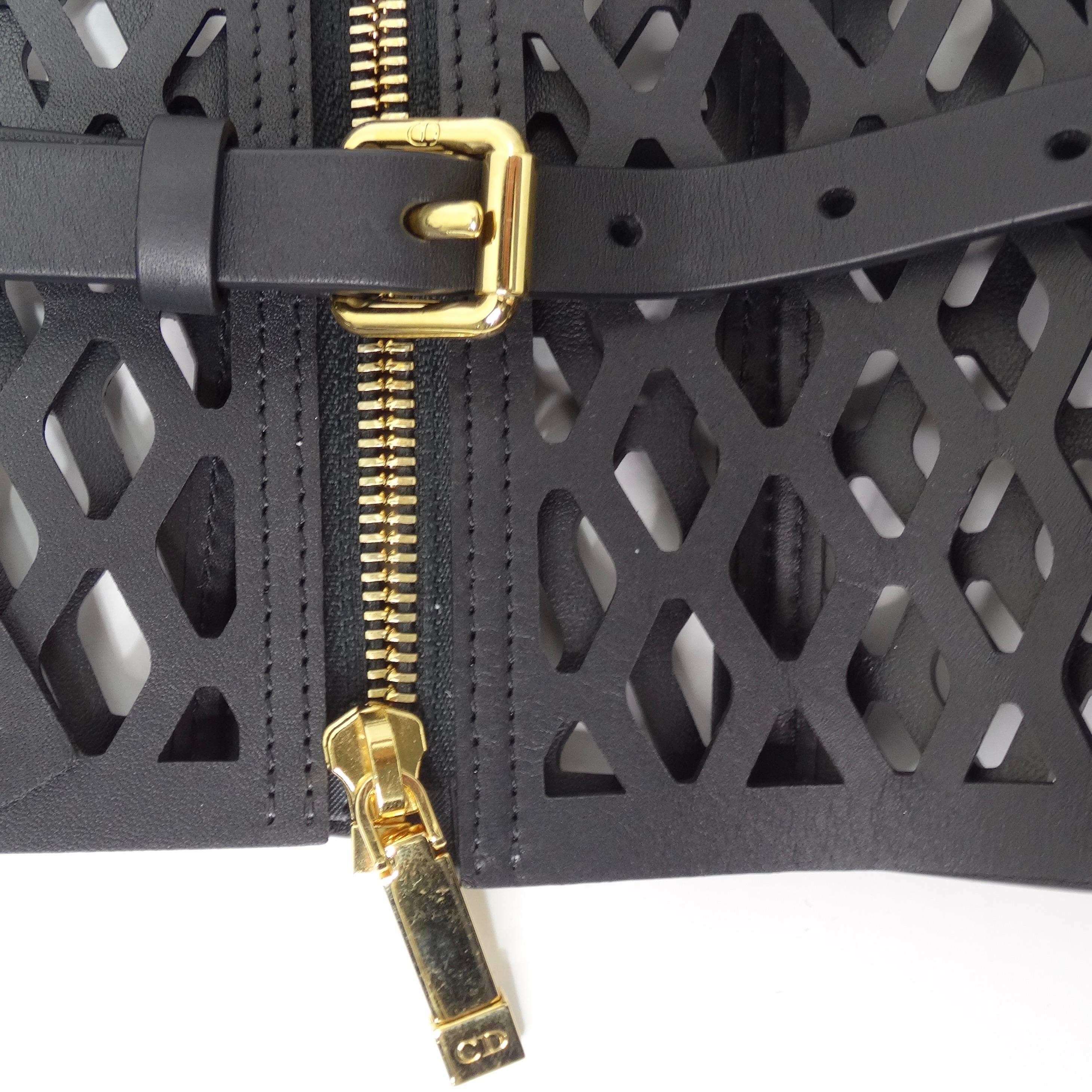 Christian Dior Leather Corset Belt 2