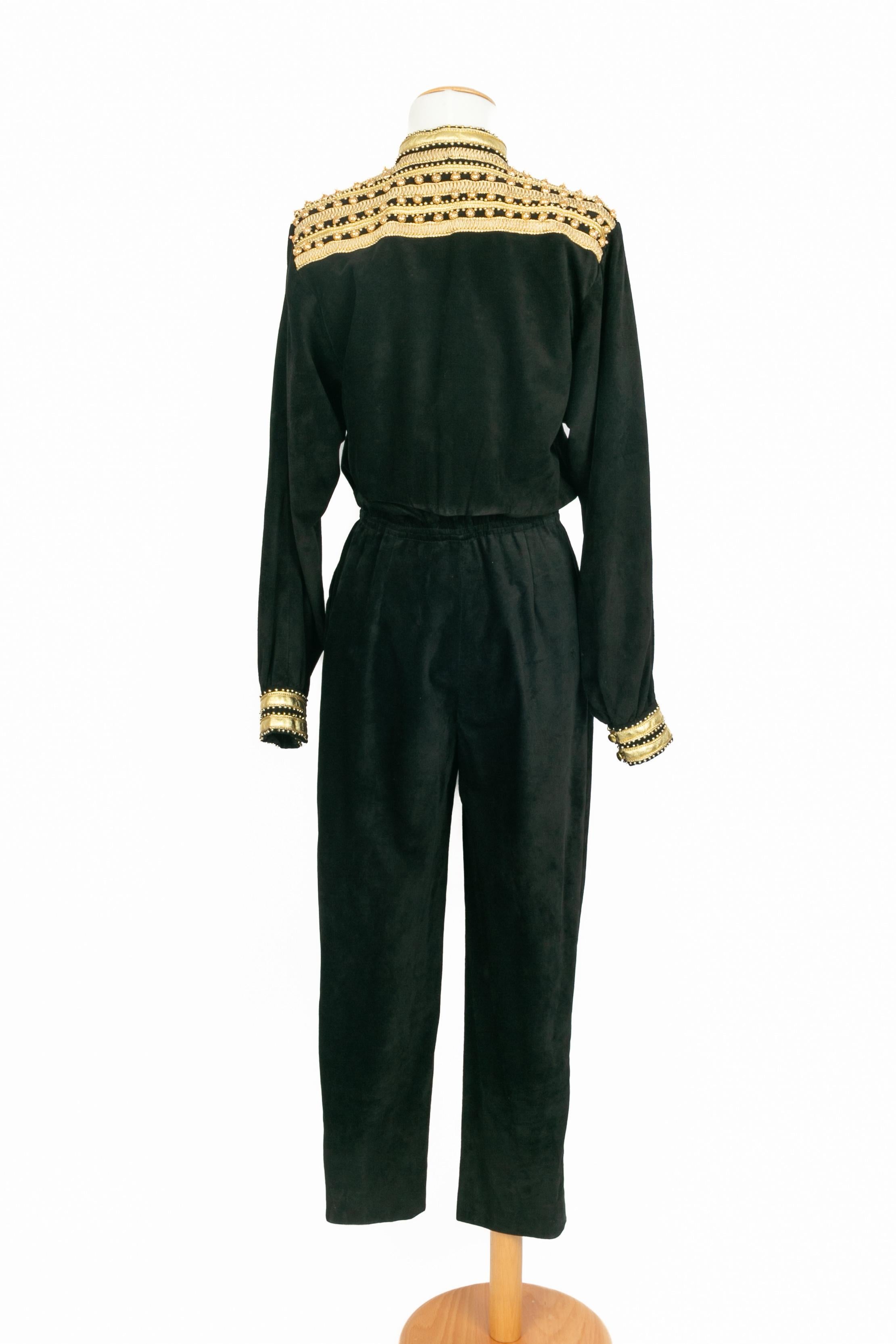 Christian Dior Leder-Overall Damen im Angebot
