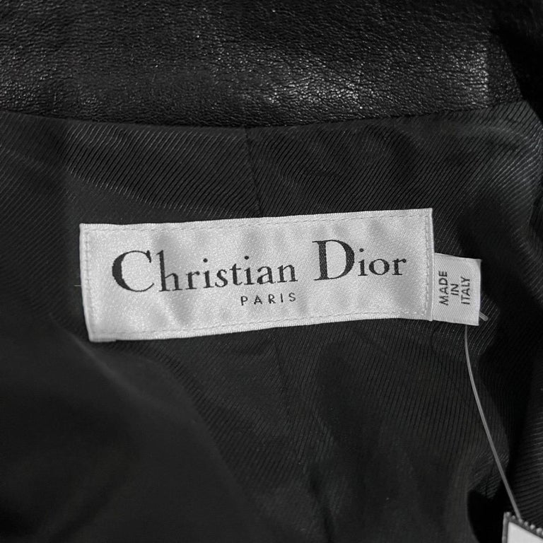 Christian Dior Leather Jumpsuit Autumn 2020 For Sale at 1stDibs